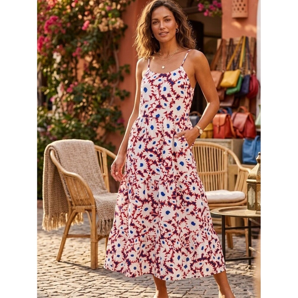 Anthropologie Paul&Joe Sister Floral Cotton Midi Dress France Women’s EU34 US XS